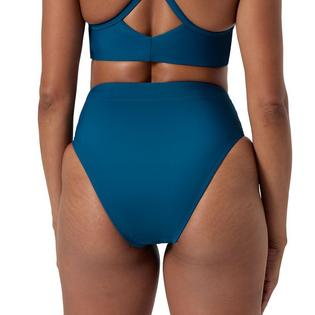 Speedo Bas de bikini taille haute uni pour femmes