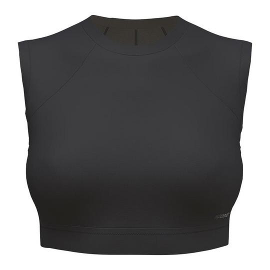 Speedo Women s Solid Mesh Crop Swim Top