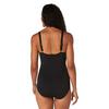 Women s Adjustable Solid Shirred One-Piece Swimsuit