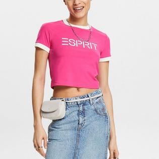 Esprit Women's Logo Cotton Jersey T-Shirt
