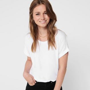 Only Women's Round Neck Short Sleeve T-Shirt