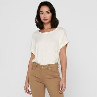 Only Women's Round Neck Short Sleeve T-Shirt