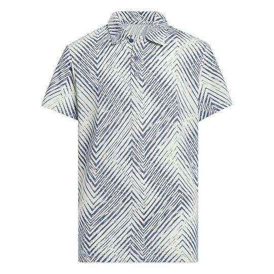 Junior Boys   8-16  Herringbone Scripted Polo