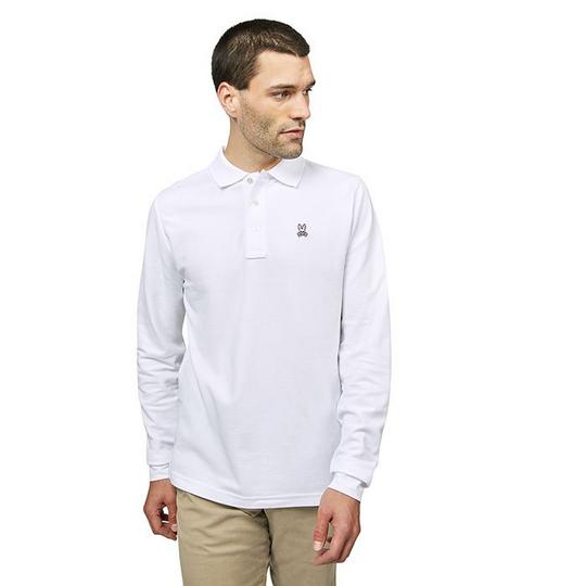 Psycho Bunny Polo   manches longues Classic pour hommes