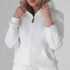 Unisex Full-Zip Embossed Hoodie