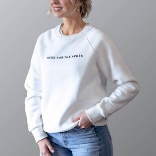 Unisex Here For The Après Crew Sweatshirt