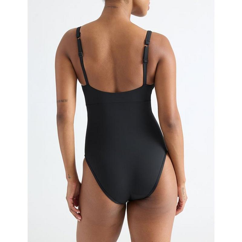 Knix Maillot de bain une pi&egrave;ce Deep V sans fuite pour femmes