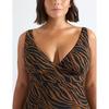 Women s Leakproof Deep V One-Piece Swimsuit