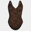 Women s Leakproof Deep V One-Piece Swimsuit