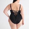 Maillot de bain une-pi ce cintr  anti-fuite pour femmes