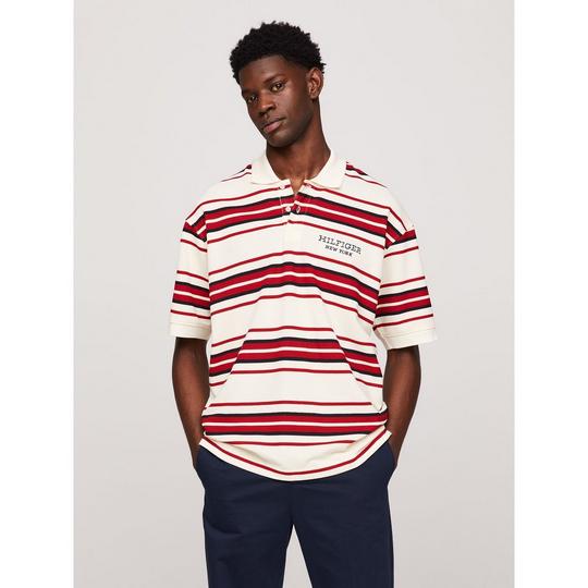 Tommy Hilfiger Polo Stripe Honeycomb pour hommes