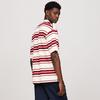 Polo Stripe Honeycomb pour hommes