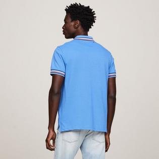 Tommy Hilfiger Men's Regular Fit Stripe Tipped Polo