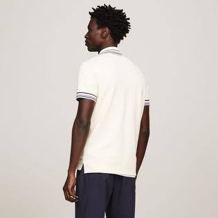 Tommy Hilfiger Men's Regular Fit Stripe Tipped Polo