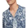 Men s Tropical Print Linen Shirt