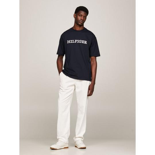 Tommy hilfiger logo t shirt navy shop