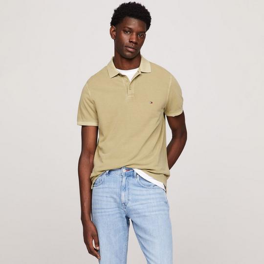 Tommy Hilfiger Polo teint en pi ces   coupe standard pour hommes