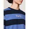 T-shirt Stripe Script Logo pour hommes