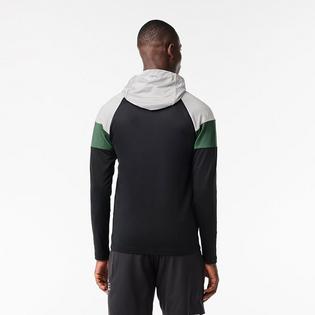 Lacoste Chandail &agrave; capuchon Stretch avec glissi&egrave;re pour hommes