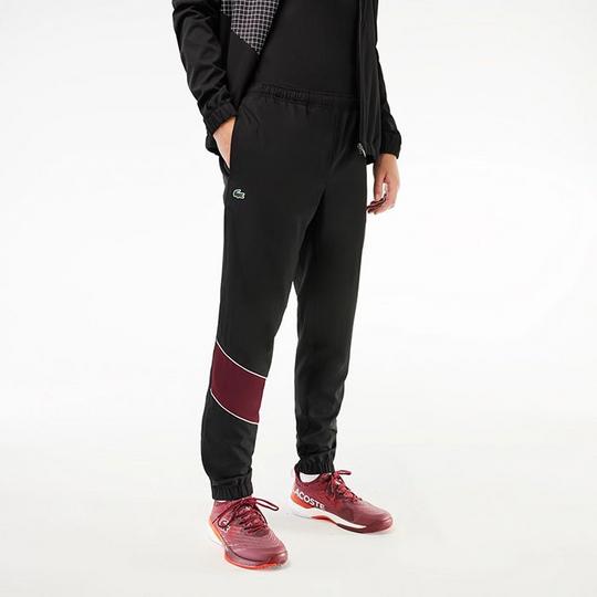 Grey lacoste tracksuit bottoms online