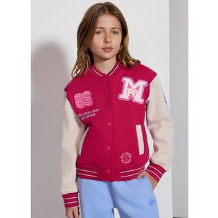 MPG Junior Girls' [7-16] The Cozy Retro Bomber Jacket