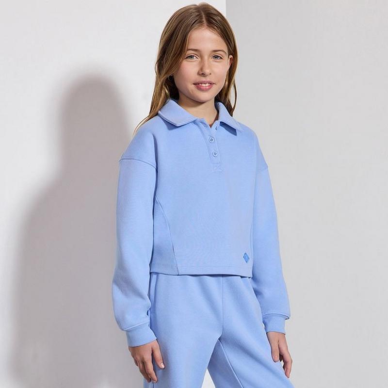 MPG Chandail polo court The Cozy pour filles juniors [7-16]