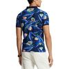 Polo en maille   motif floral pour hommes