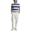 Men s Custom Slim Fit Striped Mesh Polo