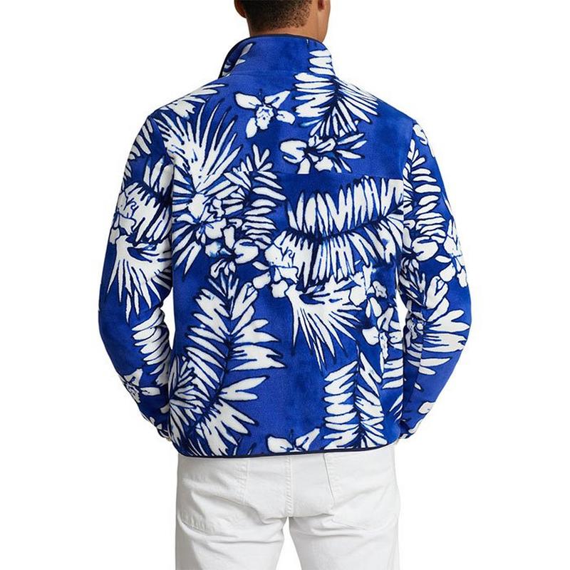 Polo Ralph Lauren Haut Palm Frond en molleton bross&eacute; pour hommes