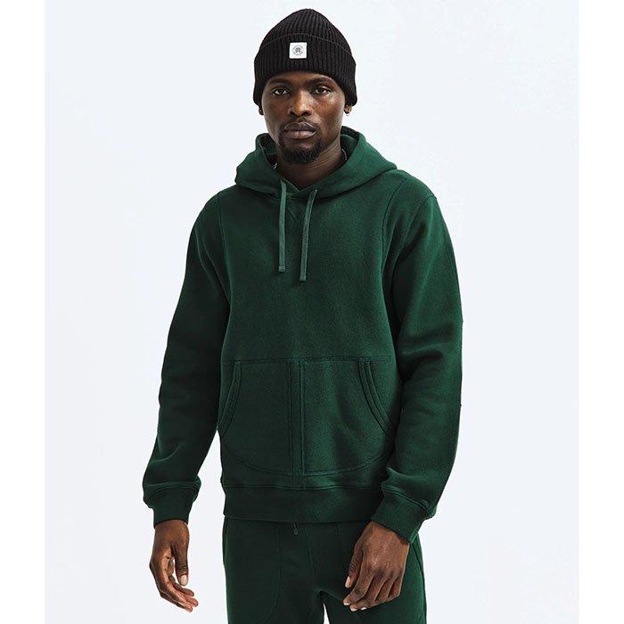 Midweight Fleece Pullover Hoodie Extra Small / British Racing Green / Classic by Reigning Champ