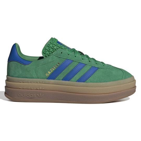 Green suede gazelles online