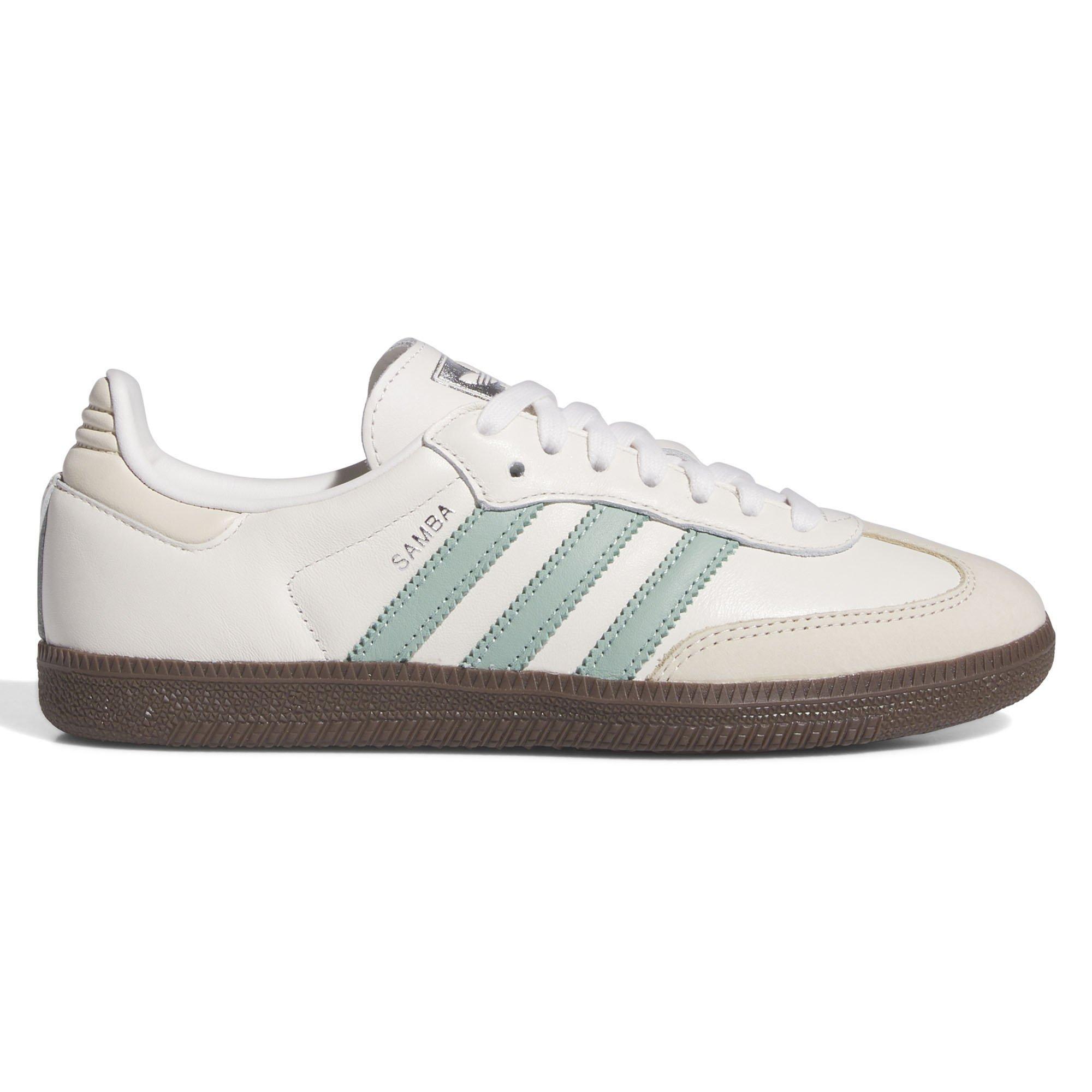 Adidas Samba OG Shoes Women s Cloud White Hazy Green Wonder White 8.5