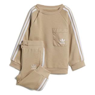 adidas Originals Kids' [2-4] Crew Sweatshirt + Pant Two-Piece Set