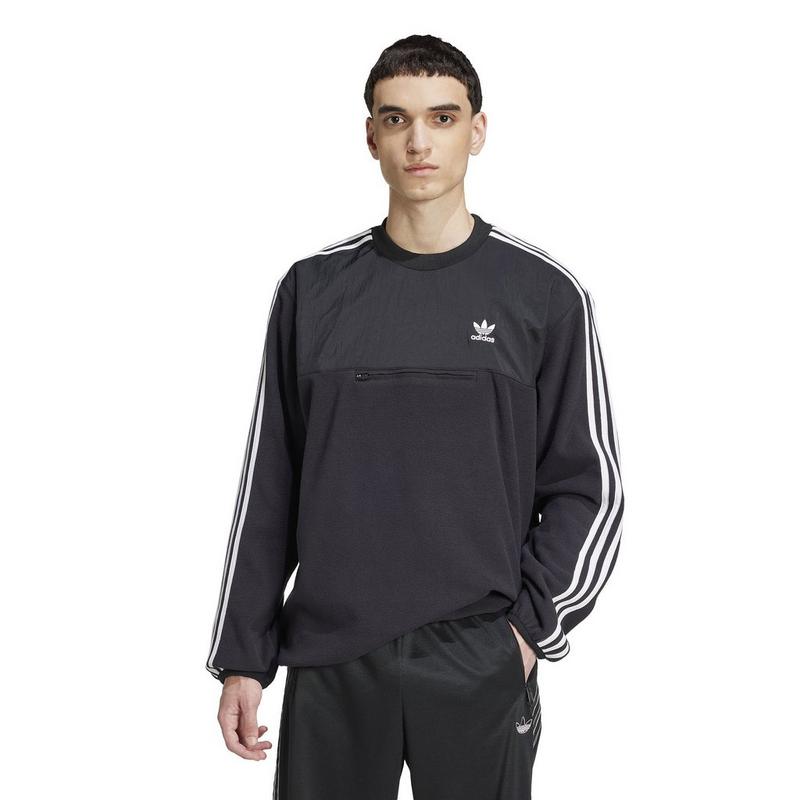 adidas Originals Chandail &agrave; col ras du cou Adicolor Polar pour hommes