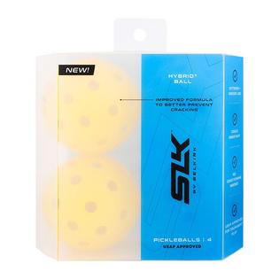 Selkirk Balles de pickleball SLK Hybrid+ intérieur/extérieur (paquet de 4)