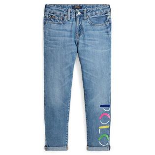 Polo Ralph Lauren Junior Girls' [7-16] Logo Slim Fit Cotton Jean