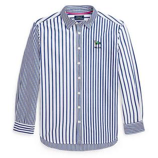 Polo Ralph Lauren Junior Girls' [7-16] Striped Cotton Poplin Fun Shirt