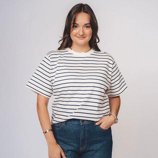 Tissées Serrées T-shirt Classic Stripe pour femmes