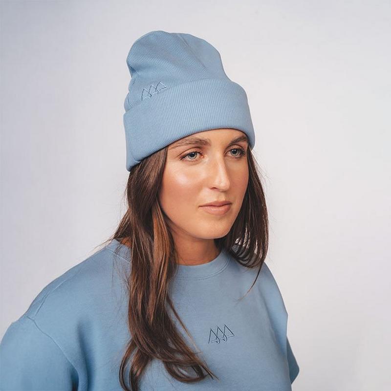 Tiss&eacute;es Serr&eacute;es Tuque Logo en tissu c&ocirc;tel&eacute; pour femmes