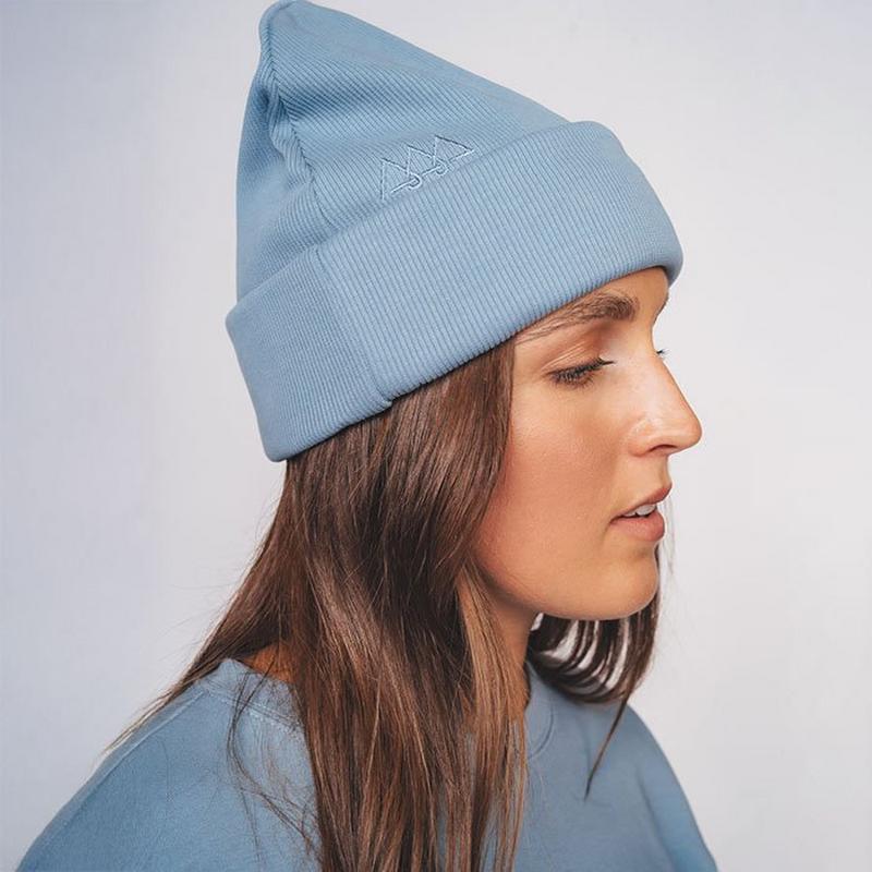 Tiss&eacute;es Serr&eacute;es Tuque Logo en tissu c&ocirc;tel&eacute; pour femmes