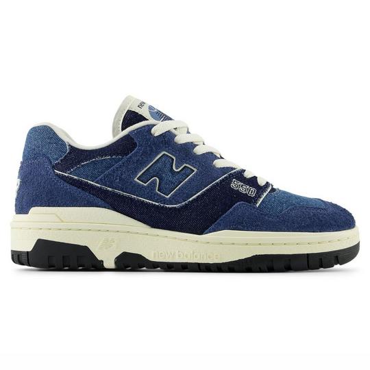 New BALANCE 550 Blue Leather Size 6.5 Browns Women