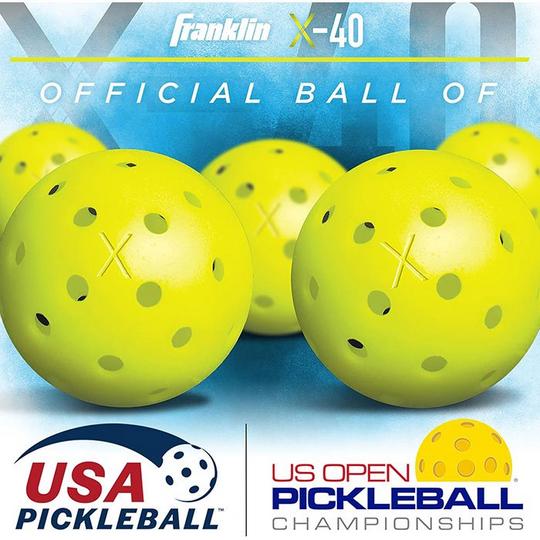 X-40 Outdoor Pickleball (3 Pack) | Franklin | Sporting Life Online