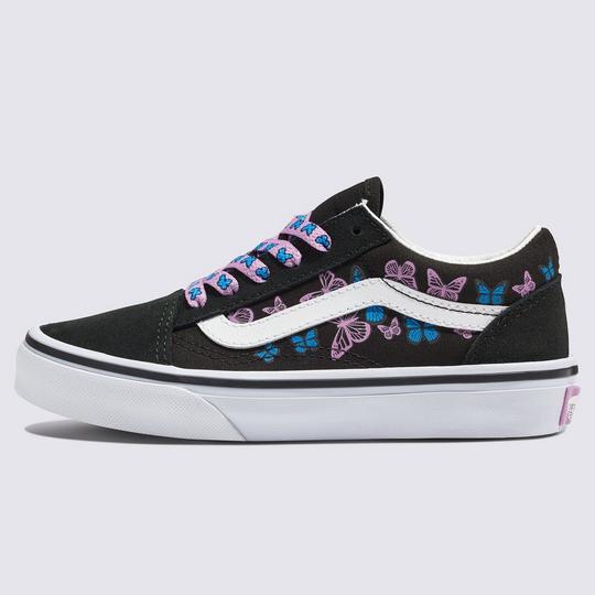 Vans Chaussures Old Skool Butterfly Kisses pour enfants  11-3 