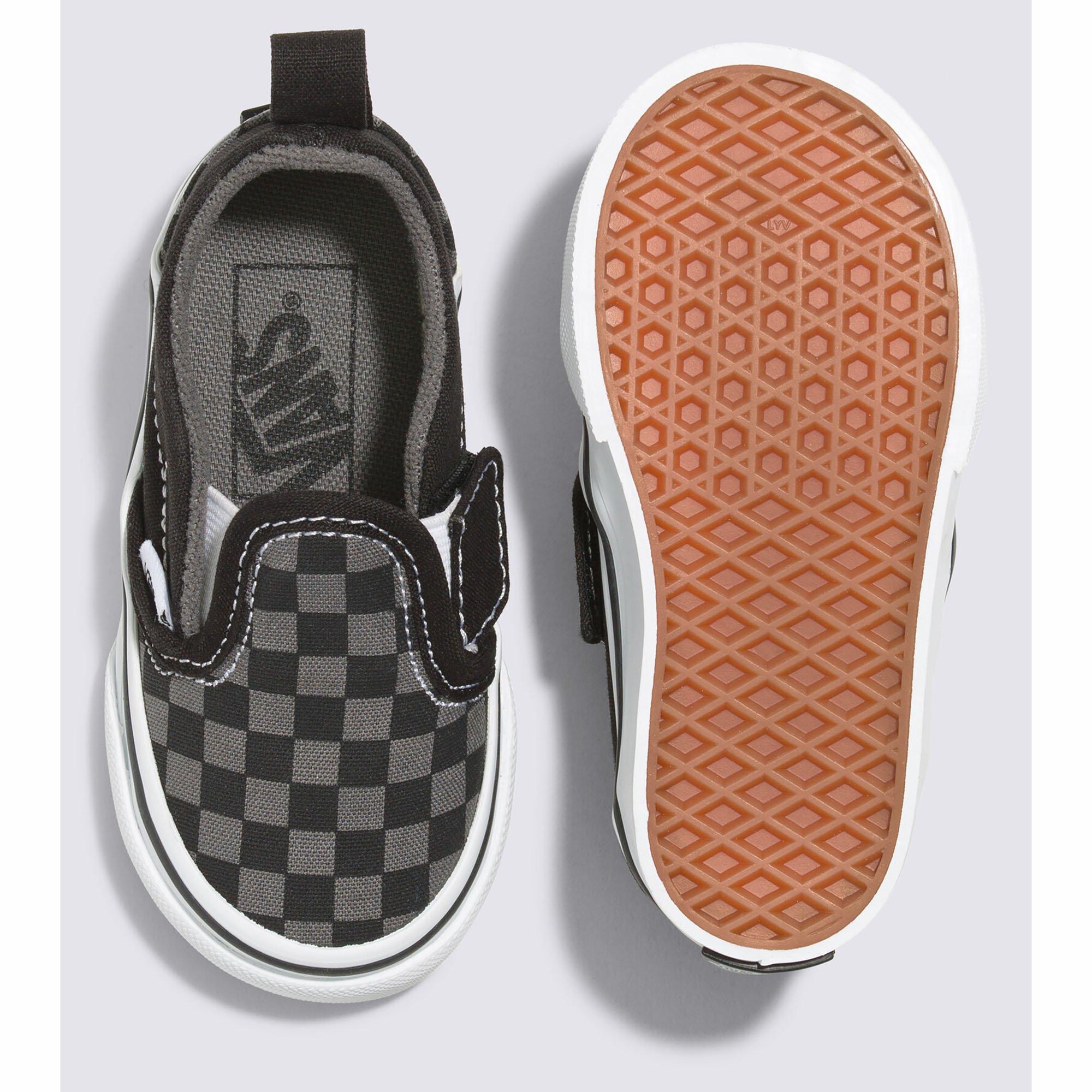 Babies' [5-10] Checkerboard Slip-On V Shoe