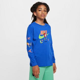 Nike Juniors' [7-16] Sportswear Boxy Graphic Long Sleeve T-Shirt