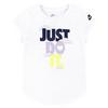 T-shirt Sweet Swoosh Just Do It Graphic pour filles  2-4T 