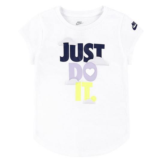 T-shirt Sweet Swoosh Just Do It Graphic pour filles  2-4T 