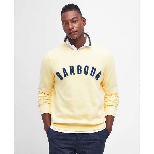 Barbour jumper mens yellow online