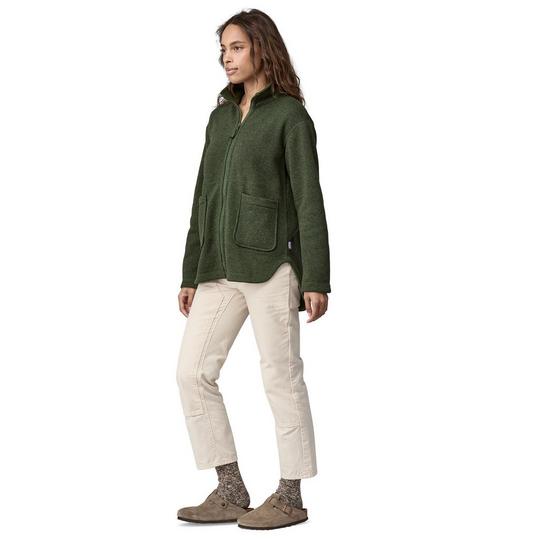 Patagonia Better Sweater Oversized Coat Women s S Torrey Pine Green