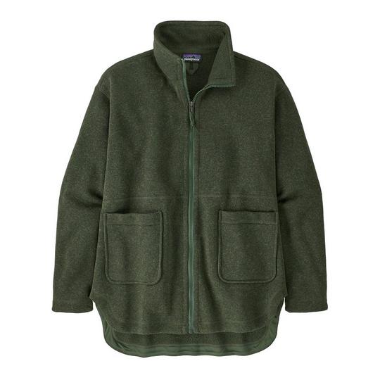Sweater fleece jacket women's online